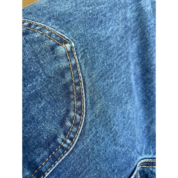 Vintage 70s Wrangler Jeans | High Waist Straight Leg | Mid Blue Wash | Size 25 - Picture 3 of 7